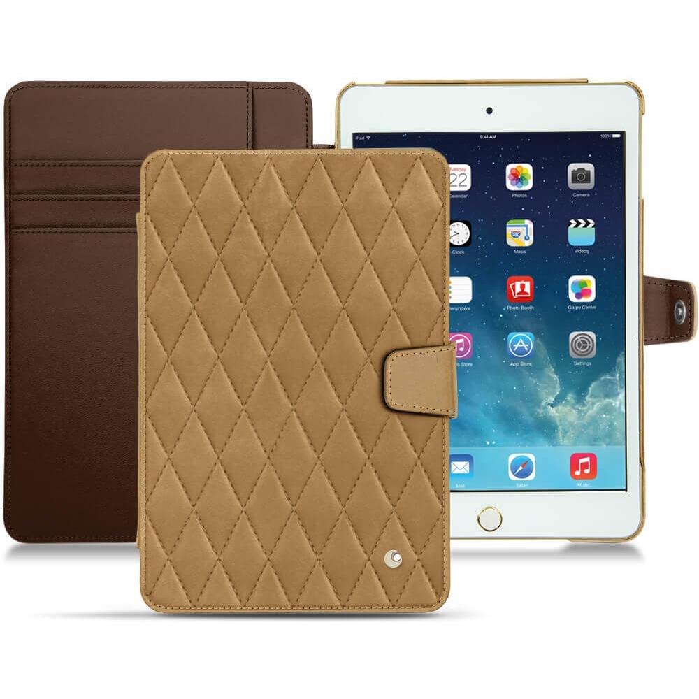 Thumbnail - Noreve Lederschutzhülle Wallet (iPad Mini 5), Tablet Hülle, Braun