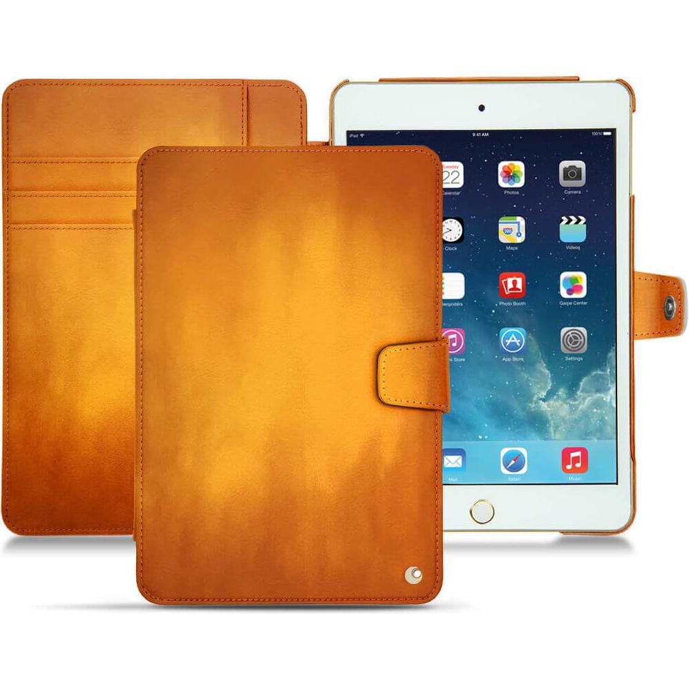 Thumbnail - Noreve Lederschutzhülle Wallet (iPad Mini 5), Tablet Hülle, Orange