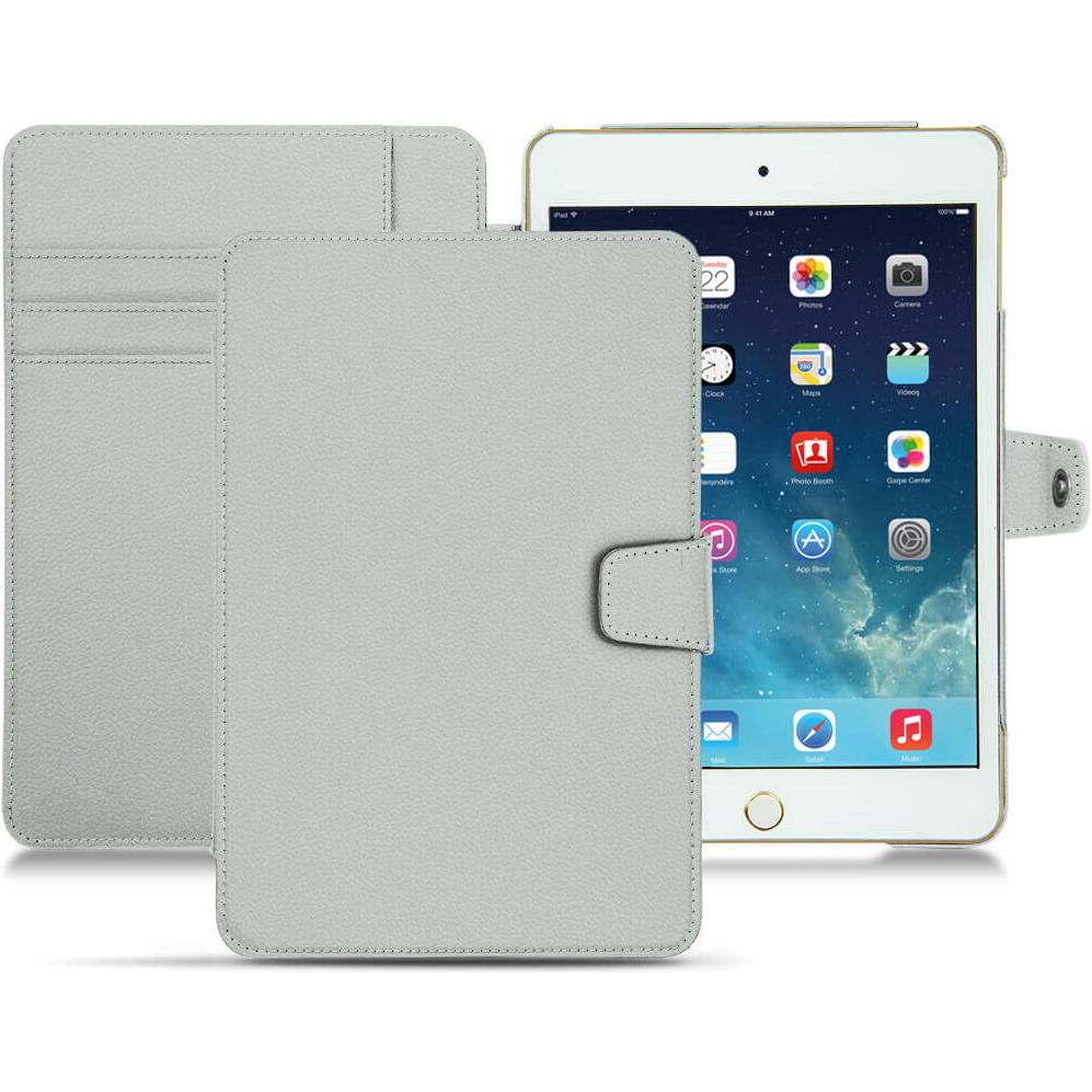 Noreve Lederschutzhülle Wallet (iPad Mini 5), Tablet Hülle, Grau
