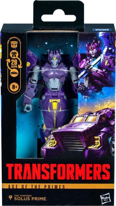 Actual product image Transformers Tra Gen Deluxe Solus Prime