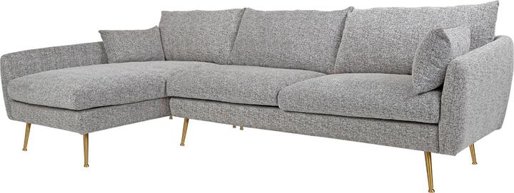 Produktbild HTI-Living Ecksofa Antonius Webstoff Grau links (Ecksofa)
