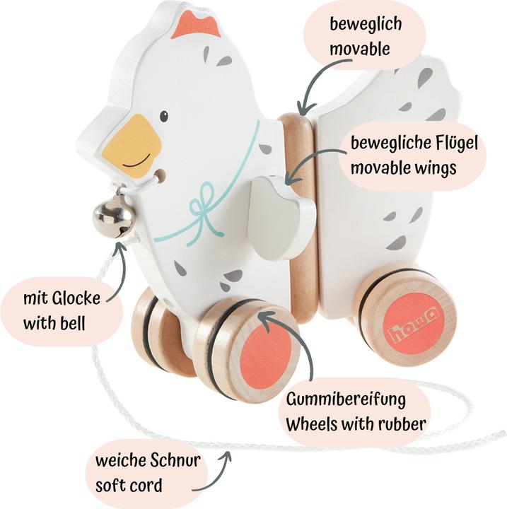 Immagine prodotto Howa Pollo giocattolo "Marry" in legno 6024