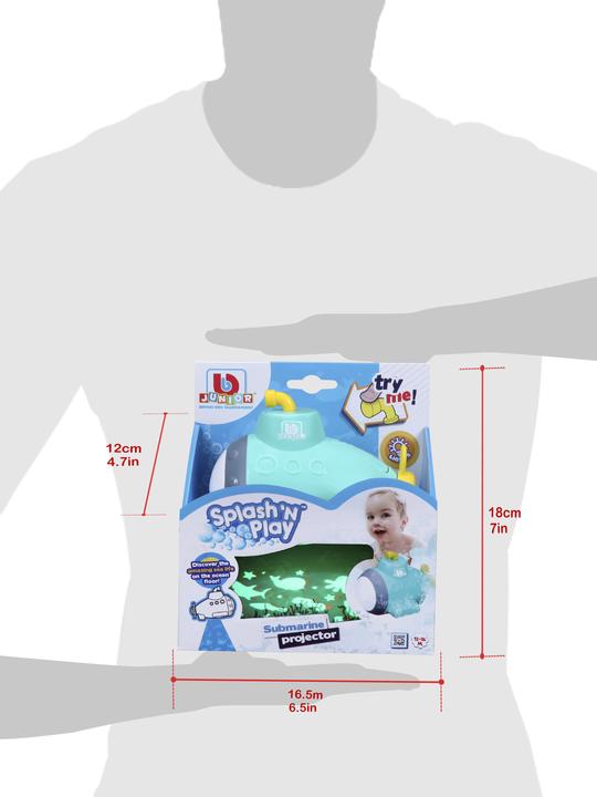 Actual product image BB Junior Splash'n Play submarine with lights