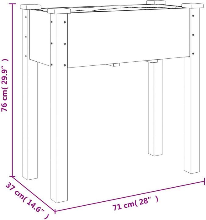 Immagine prodotto vidaXL Pflanzgefäss