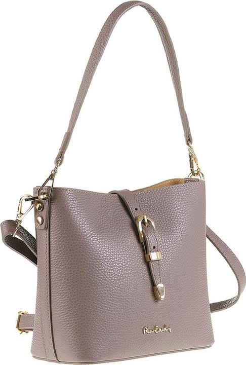 Actual product image Pierre Cardin **Damen Umhängetasche Made In Italy - Modell Valeria Elite - 100% Leder** - 22.0 X 19.5 X 10.5 Cm