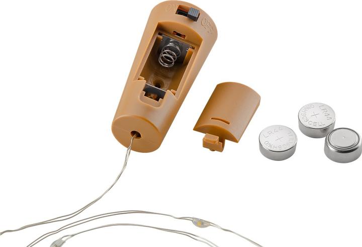 Produktbild Goobay 10 x 10er LED-Flaschen-Lichterkette (1 m)