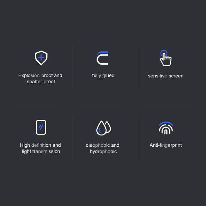 Produktbild Nillkin Panzerglas Front (2 Stk.)