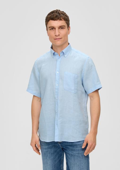 Immagine prodotto S.Oliver Hemd Kurzarmhemd aus Leinen (XL)