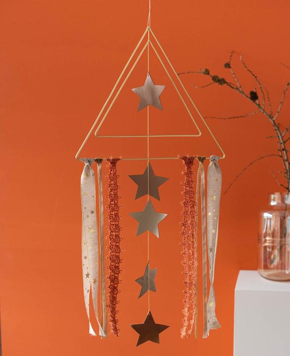 Image du produit Halbach Décoration métallique Triangle, 35 x 31 cm, doré
