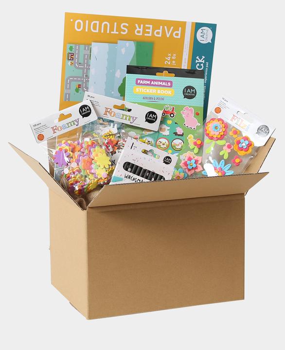 Produktbild I Am Creative Klebe- & Ausmalbox, ab 4 Jahre