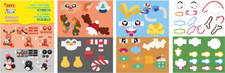 Actual product image Jovi Play&Fun Koffer Plastilina Kit - Christmas