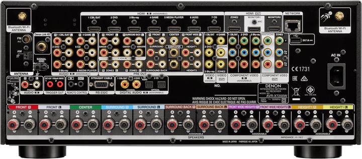 Actual product image Denon Avr-X7200wa (9.2 Channel, FM)
