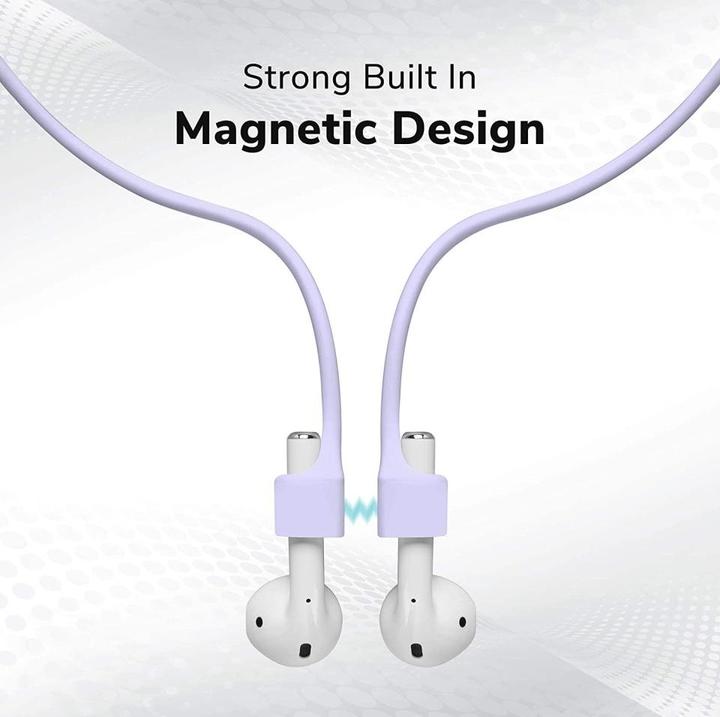 Actual product image Screenguard Apple AirPods magnetic Anti-Lost Silicone Strap