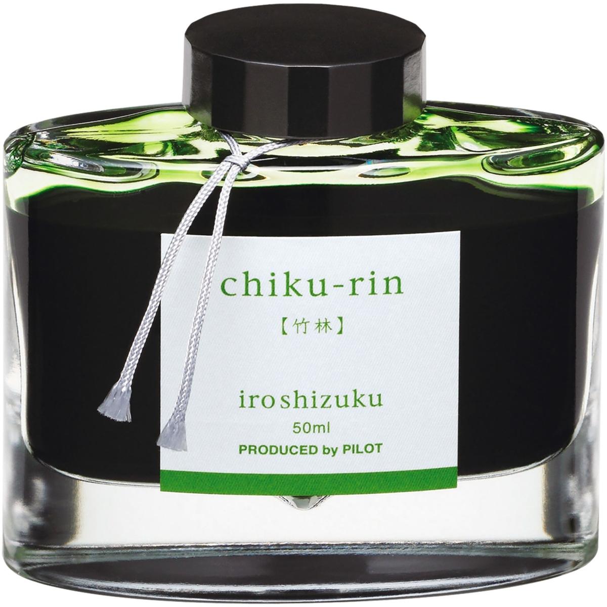 Pilot, Ersatzpatrone, Iroshizuku Tinte 50ml - CHIKU-RIN (Füllertinte, Grün)