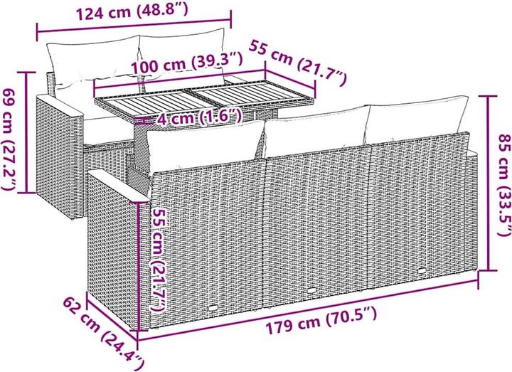 Produktbild vidaXL Jamison