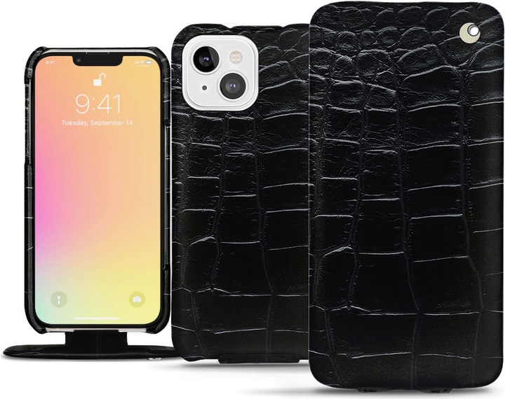 Actual product image Noreve Leather cover vertical (Apple iPhone 13 mini)