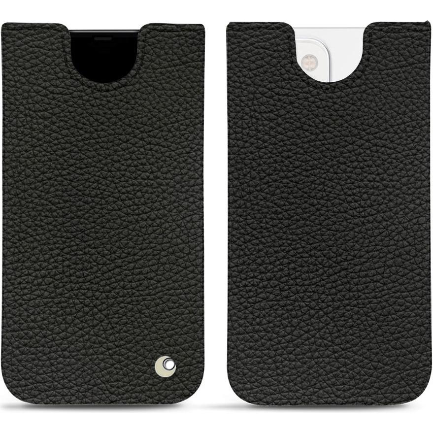 Noreve Lederschutzhülle (Apple iPhone 13), Smartphone Hülle, Schwarz