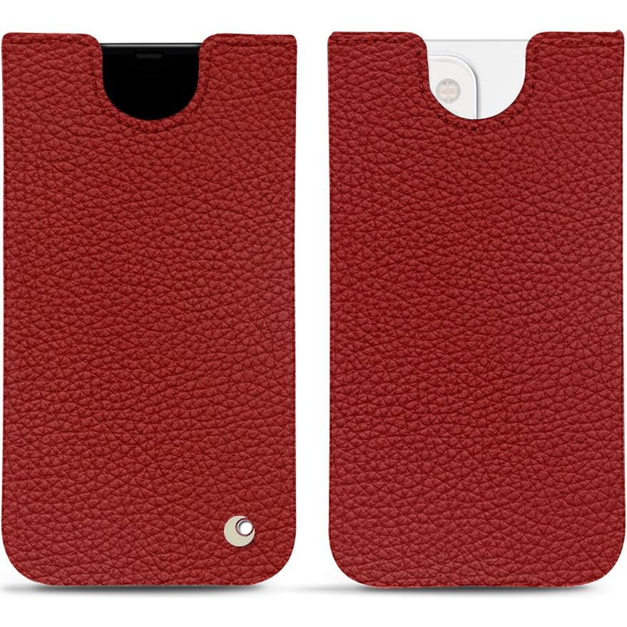 Noreve Lederschutzhülle (Apple iPhone 13), Smartphone Hülle, Rot