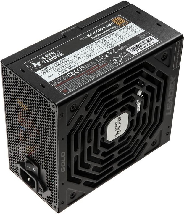 Produktbild Super Flower Leadex 80 Plus Gold Netzteil (550 W)