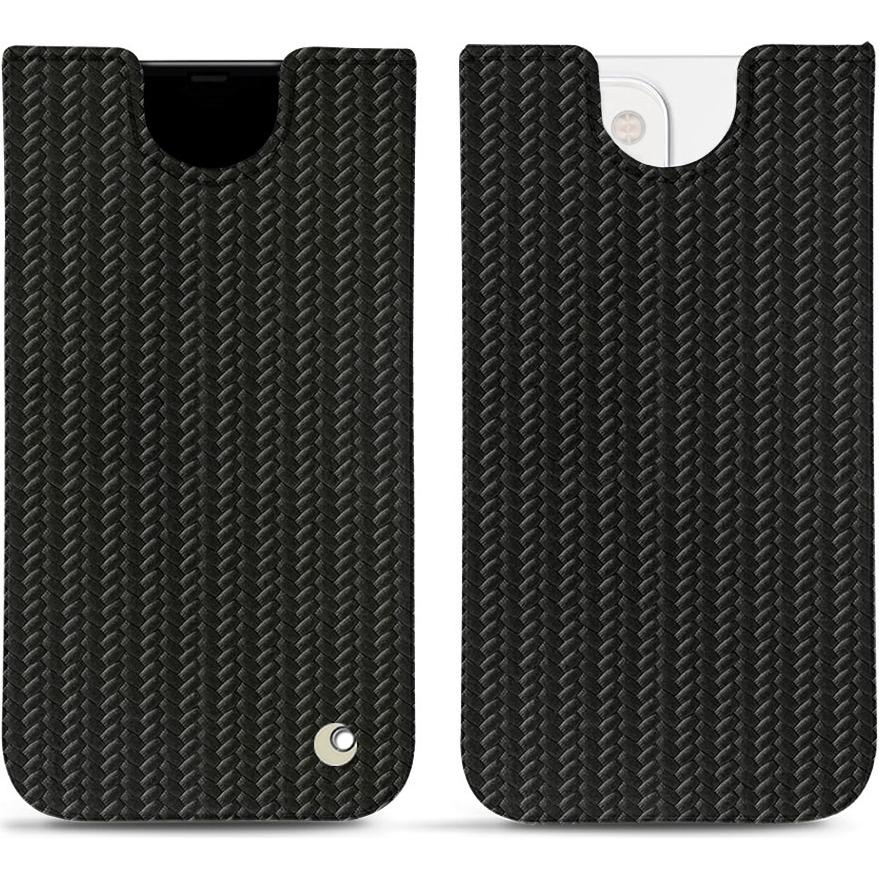 Noreve Lederschutzhülle (Apple iPhone 13), Smartphone Hülle, Schwarz
