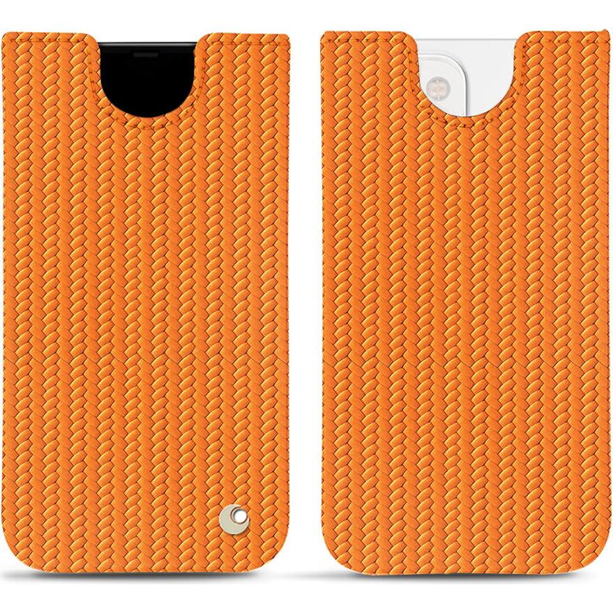 Thumbnail - Noreve Lederschutzhülle (Apple iPhone 13), Smartphone Hülle, Orange