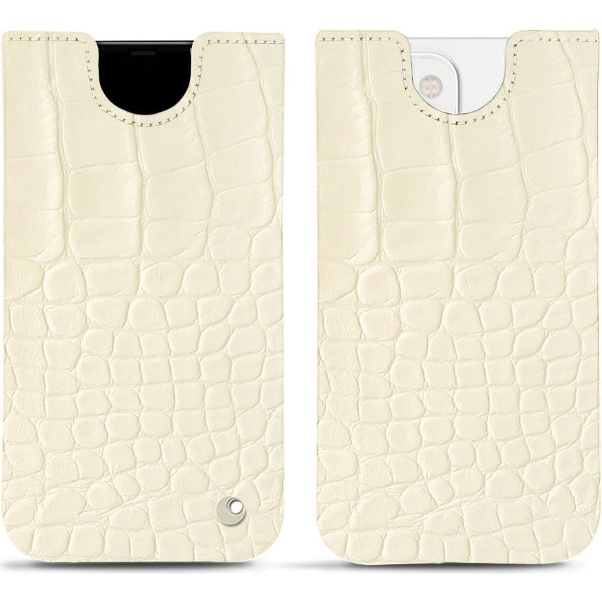 Noreve Lederschutzhülle (Apple iPhone 13), Smartphone Hülle, Beige
