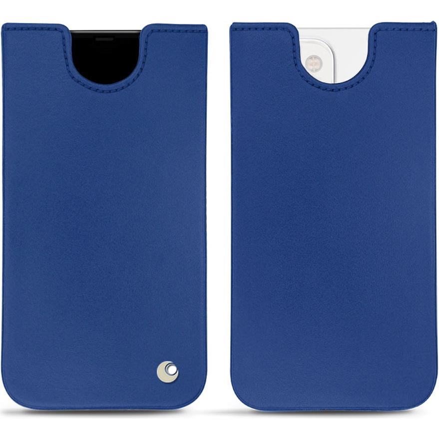 Noreve Lederschutzhülle (Apple iPhone 13), Smartphone Hülle, Blau