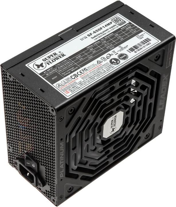 Produktbild Super Flower Leadex 80 Plus Platinum Netzteil (650 W)