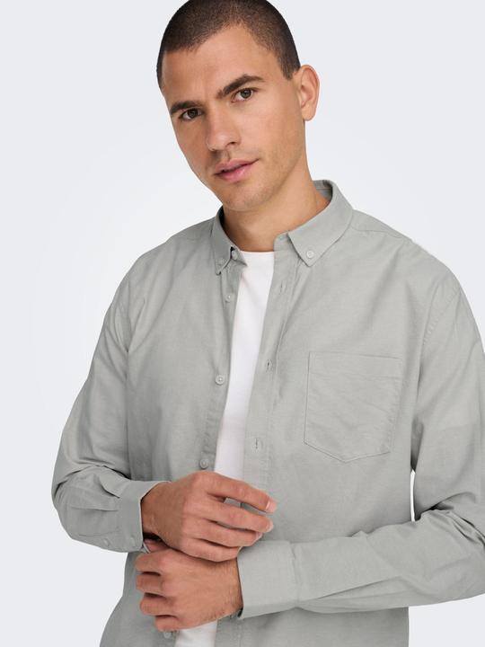 Produktbild Only & Sons Einfarbiges Langarmhemd (XL)