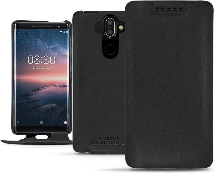 Noreve Lederschutzhülle vertikal (Nokia 8 Sirocco)