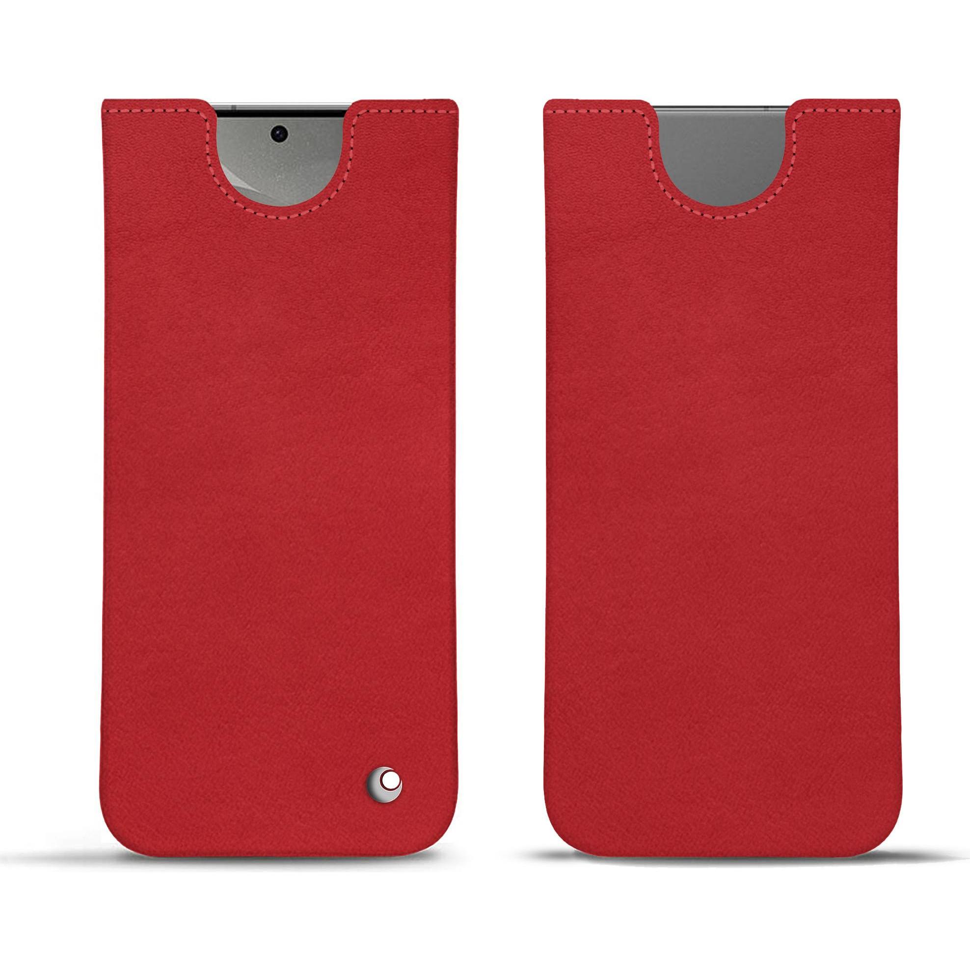 Noreve Lederschutzhülle (Samsung Galaxy S24), Smartphone Hülle, Rot