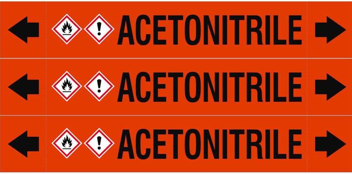 Energie-Label Brady ASME - Rohrmarkierer - Acetonitrile