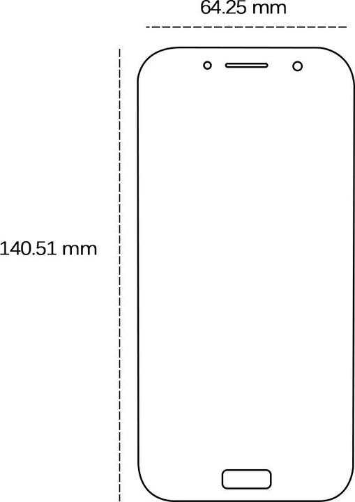 Immagine prodotto OEM Vetro temperato 2,5D per Samsung Galaxy A5 2017 (A520)