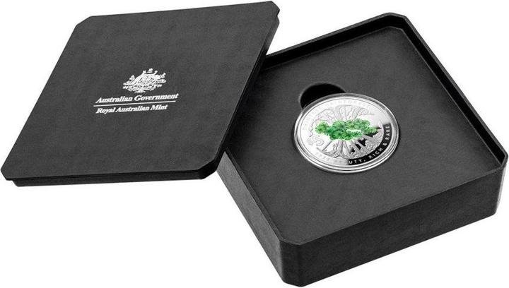 Immagine prodotto Royal Australian Mint Silber Daintree Rainforest 1 oz PP - gewölbte Prägung (2022)