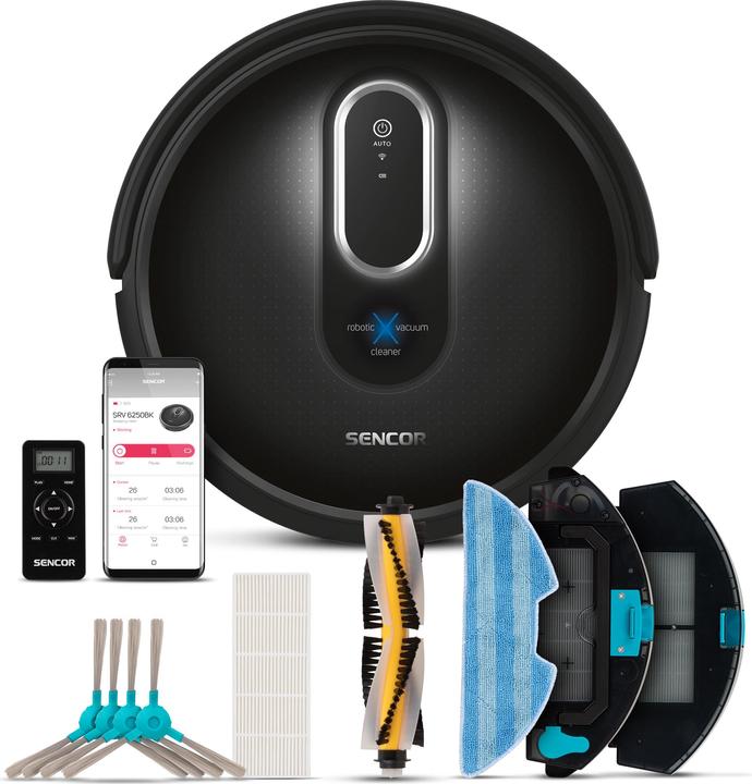 Image du produit Sencor Robot de nettoyage SRV 6250BK (Torchon d'essuyage)