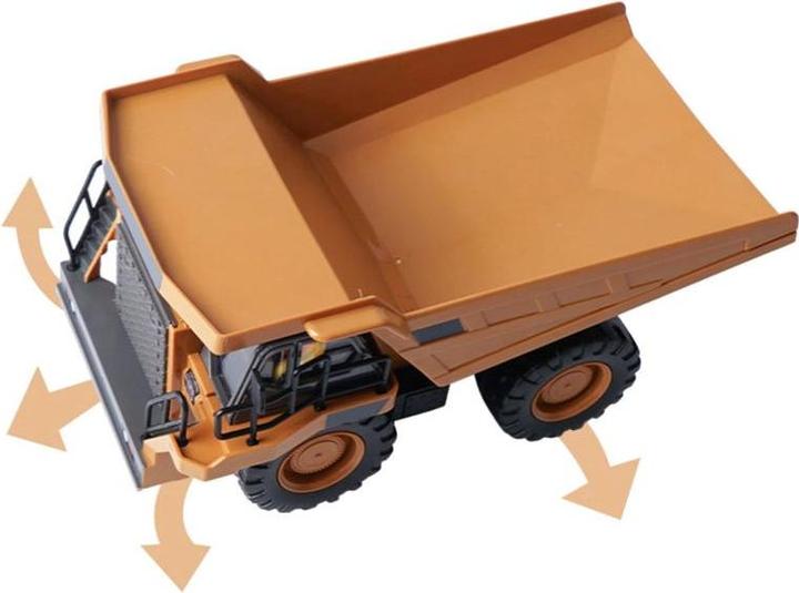 Produktbild Hermex Ferngesteuerter Muldenkipper Kipplaster Baufahrzeugmodell 1.20