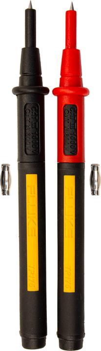 Actual product image Beha Amprobe Fluke safety test probe set plug-in connection 4 mm CAT III 1000 V, CAT IV 600 V black, red TP17 (Test prod)