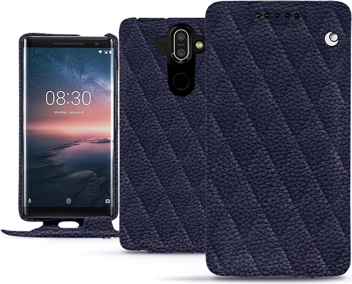 Actual product image Noreve Leather cover vertical (Nokia 8 Sirocco)