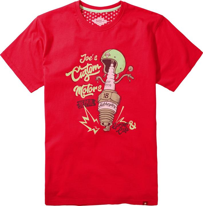 Actual product image Joe Browns Motors Helmet & Engine Graphic T-Shirt (S)