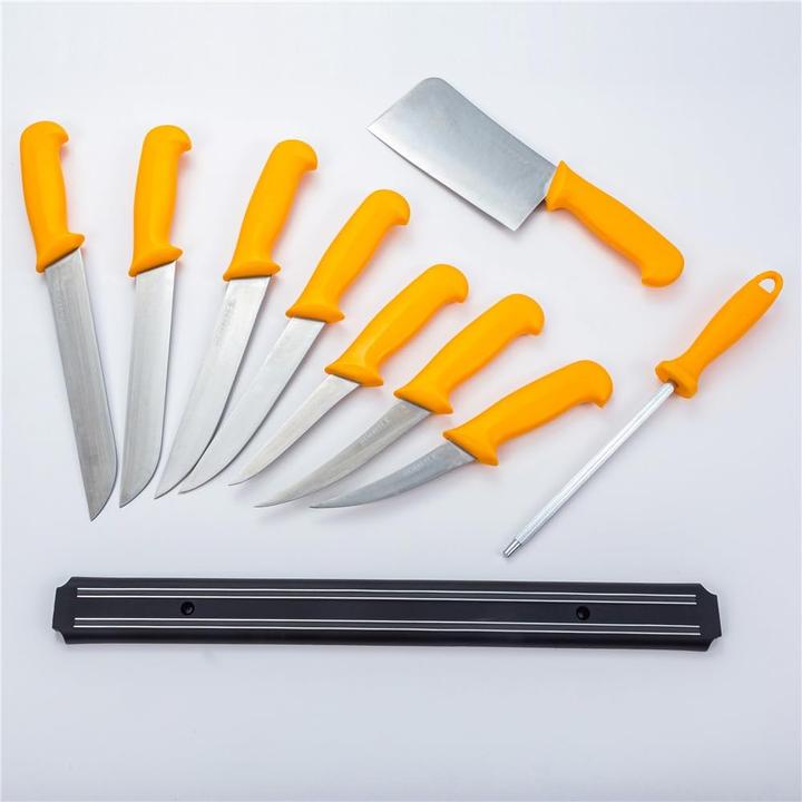 Produktbild Messermann Profi Fleischermesser-Set mit Magnetstreifen (23 cm)