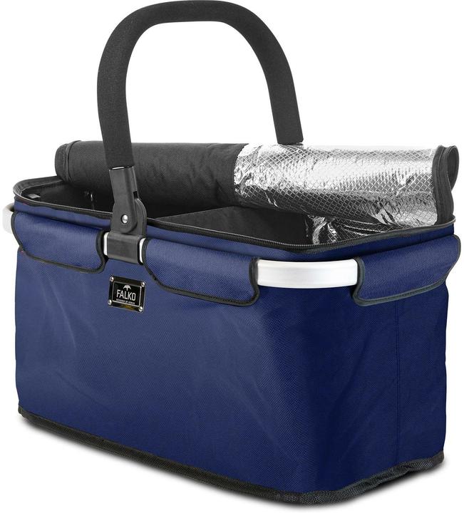 Genius Einkaufskorb Falko Duo Stoff dunkelblau (48 x 27 cm)