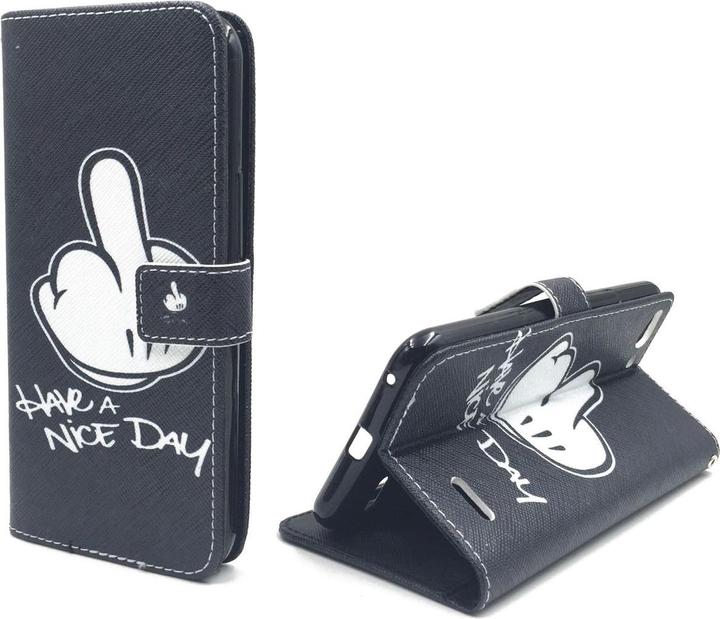 Produktbild König Design Schutz Handy Hülle für Vodafone Smart Ultra 6 Case Cover Tasche Wallet Etui Neu (Vodafone Smart Ultra 6)