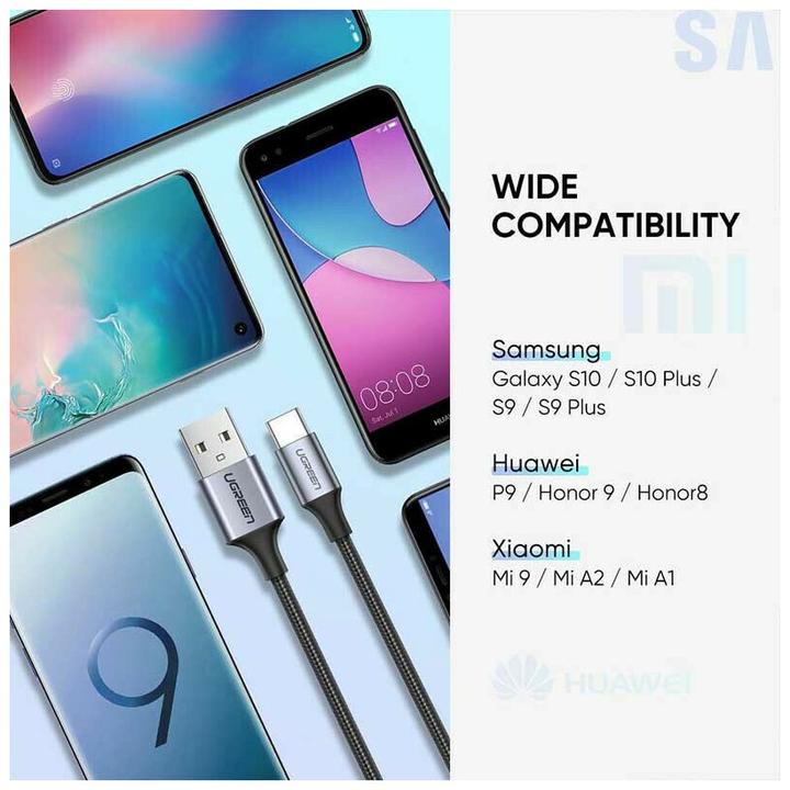 Produktbild Ugreen USB-C zu USB-A 2.0 Kabel (3 m, USB 2.0, 20 W)