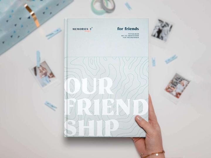 Actual product image Memories2make Challenge book for best friends
