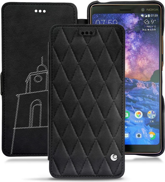 Actual product image Noreve Leather case horizontal (Nokia 7 Plus)