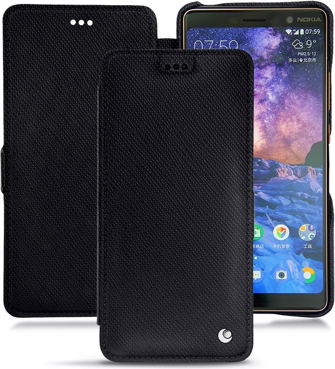 Actual product image Noreve Leather case horizontal (Nokia 7 Plus)