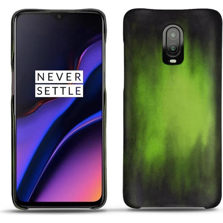Noreve Lederschutzhülle (OnePlus 6T), Smartphone Hülle, Grün