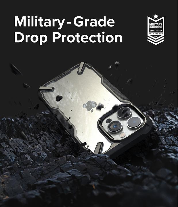 Image du produit Ringke Fusion X Design case armored cover with frame for iPhone 14 Pro Max black (FX647E55) (Apple iPhone 14 Pro Max)