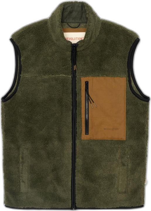 Actual product image Revolution Short teddy vest with contrasting chest pocket (M)