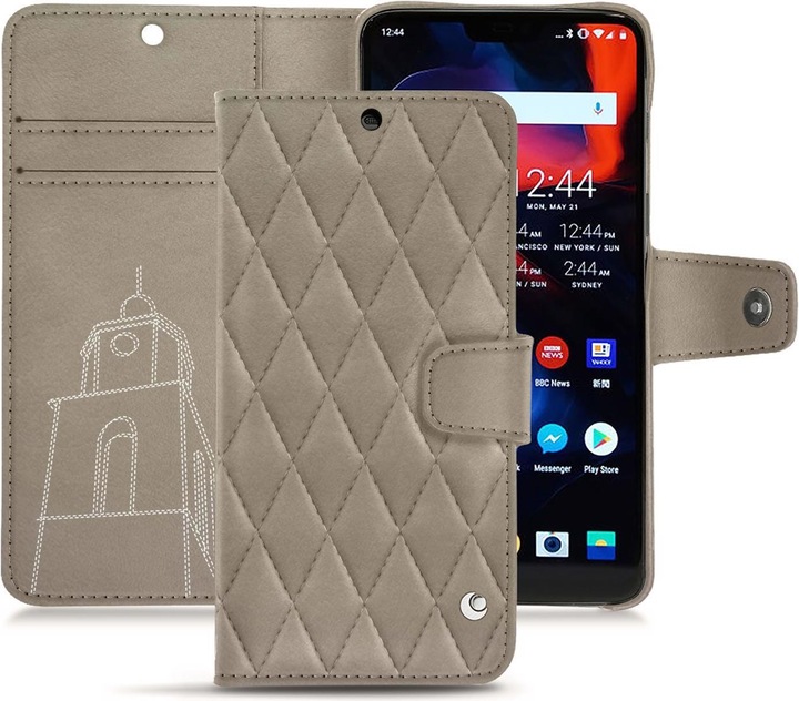 Produktbild Noreve Lederschutzhülle Wallet (OnePlus 6)